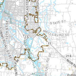 Map Of Salem Oregon City Of Salem Adopt A Street Map